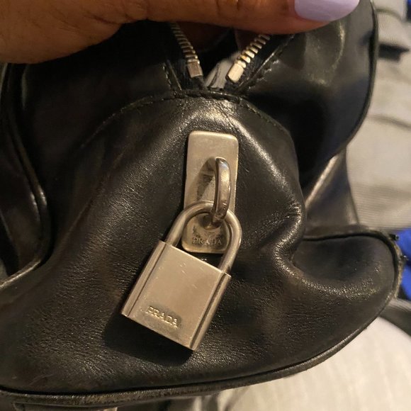 Black Leather  Prada Doctors bag - Picture 14 of 16